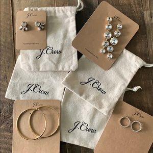 JCrew Earrings Sparkle Set Bundle of 4